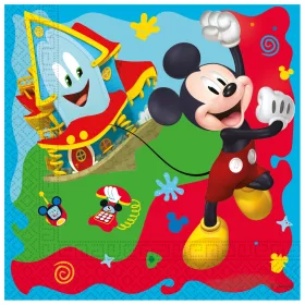 Disney Mickey Rock the House szalvéta 20 db-os 33x33 cm FSC
