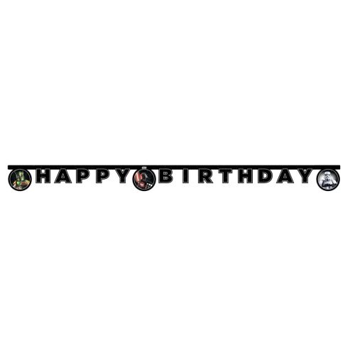 Star Wars Galaxy Happy Birthday felirat FSC 2 m