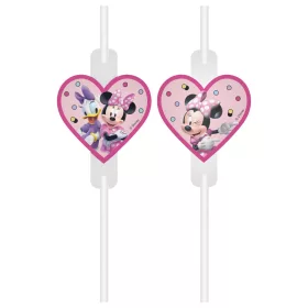 Disney Minnie Junior papír szívószál, 4 db-os szett FSC
