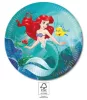 Disney Hercegnők Ariel Curious papírtányér 8 db-os 23 cm FSC