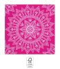 Mandala Fuchsia White szalvéta 20 db-os, 33x33 cm FSC