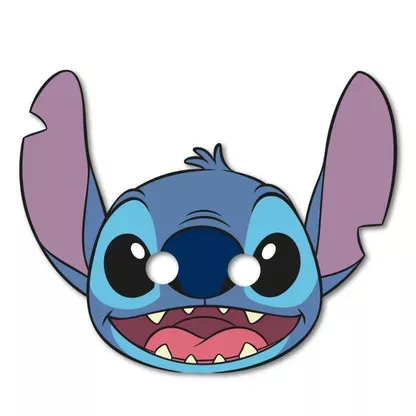Disney Lilo és Stitch, A csillagkutya Smile maszk, álarc 6 db-os