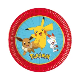 Pokémon Next Generation papírtányér 8 db-os 20 cm FSC