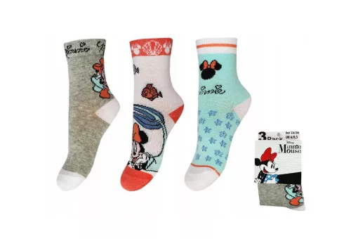 Disney Minnie Mermaid gyerek zokni 23-34