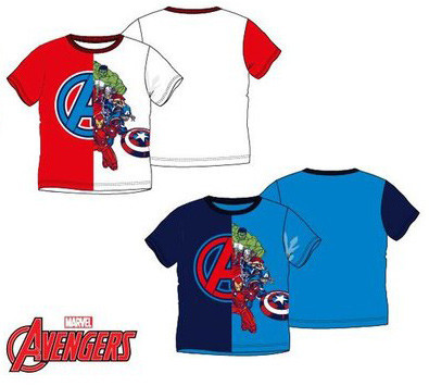 Bosszúállók Team gyerek rövid póló, felső 4 - 10 év / 104 - 140 cm