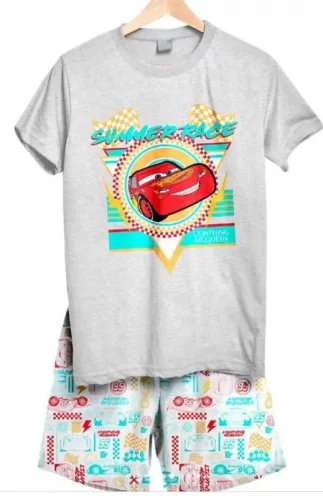 Disney Verdák Summer Race gyerek rövid pizsama 3 - 8 év / 98 - 128 cm