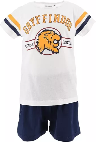 Harry Potter Gryffindor gyerek rövid pizsama 6 - 12 év / 116 - 152 cm