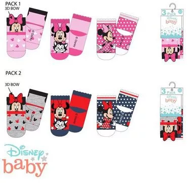 Disney Minnie Figaro baba zokni 0-12 hó