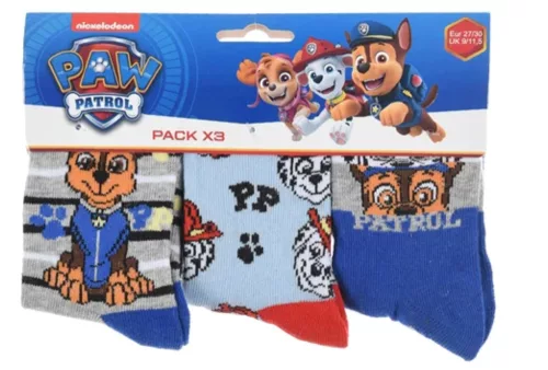 Mancs Őrjárat Paws Crew gyerek zokni 23-34