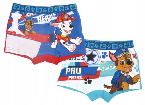 Mancs Őrjárat Boys Hero gyerek boxeralsó 2 darab/csomag 2 - 8 év / 92 - 128 cm