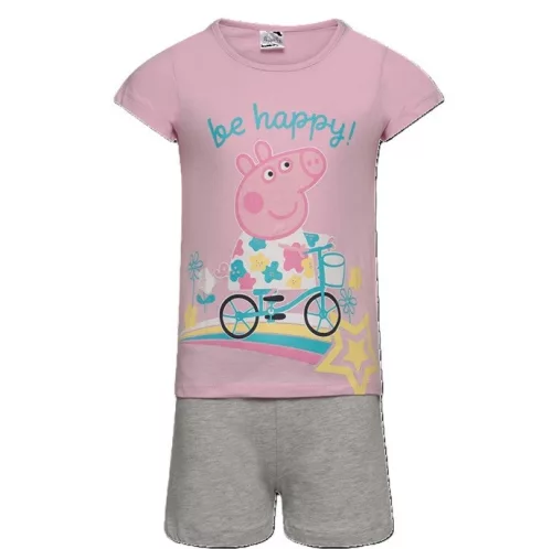 Peppa malac Bike gyerek rövid pizsama 3 - 6 év / 98 - 116 cm