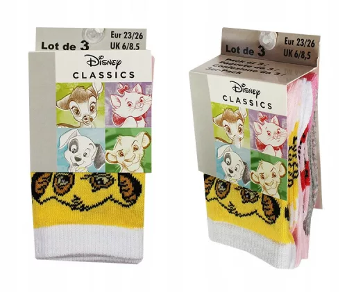 Disney Classics Puppies gyerek zokni 23-34