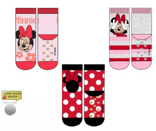 Disney Minnie Dotty Delight gyerek vastag csúszásgátlós zokni 23-34