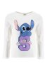 Disney Lilo és Stitch, A csillagkutya Club White gyerek hosszú póló, felső 3 - 8 év / 98 - 128 cm