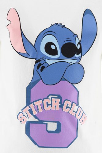 Disney Lilo és Stitch, A csillagkutya Club White gyerek hosszú póló, felső 3 - 8 év / 98 - 128 cm