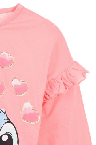 Disney Lilo és Stitch, A csillagkutya Cutie gyerek hosszú póló, felső 3 - 8 év / 98 - 128 cm