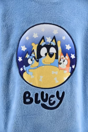 Bluey Stars belebújós plüss polár takaró, poncsó 3/5 év