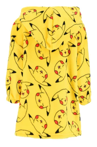 Pokémon Pika belebújós plüss polár takaró, poncsó 4-10 év