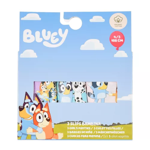 Bluey Friends gyerek fehérnemű, bugyi 3 darab/csomag 3 - 6 év / 98 - 116 cm
