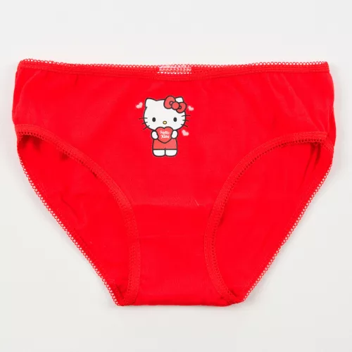 Hello Kitty Hearts gyerek fehérnemű, bugyi 3 darab/csomag 3 - 8 év / 98 - 128 cm