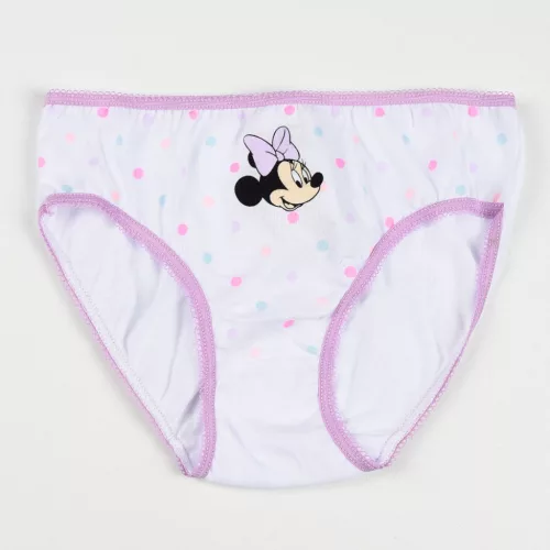 Disney Minnie Purple gyerek fehérnemű, bugyi 3 darab/csomag 3 - 8 év / 98 - 128 cm