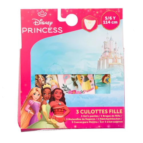 Disney Hercegnők Summer gyerek fehérnemű, bugyi 3 darab/csomag 3 - 8 év / 98 - 128 cm