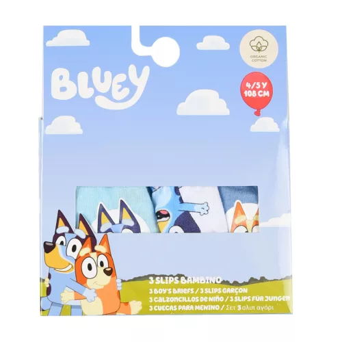 Bluey Fun gyerek fehérnemű, alsó 3 darab/csomag 3 - 6 év / 98 - 116 cm