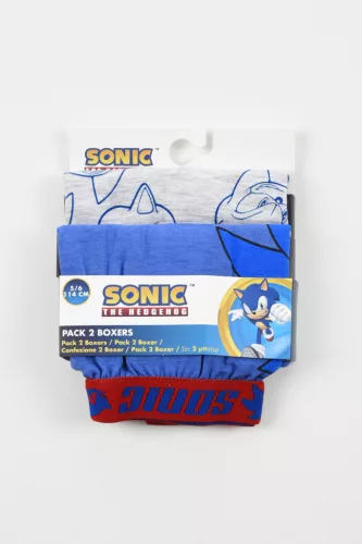Sonic a sündisznó Face gyerek boxeralsó 2 darab/csomag 3 - 8 év / 98 - 128 cm