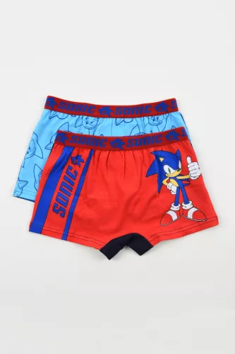 Sonic a sündisznó Face gyerek boxeralsó 2 darab/csomag 3 - 8 év / 98 - 128 cm