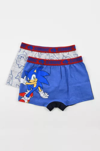 Sonic a sündisznó Face gyerek boxeralsó 2 darab/csomag 3 - 8 év / 98 - 128 cm