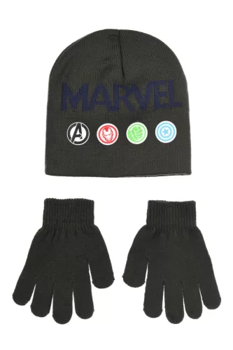 Bosszúállók Marvel gyerek sapka + kesztyű szett 52-54 cm