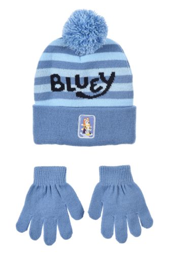 Bluey Blue gyerek sapka + kesztyű szett 52-54 cm