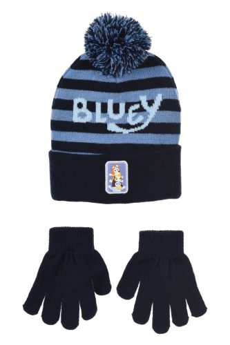 Bluey Blue gyerek sapka + kesztyű szett 52-54 cm