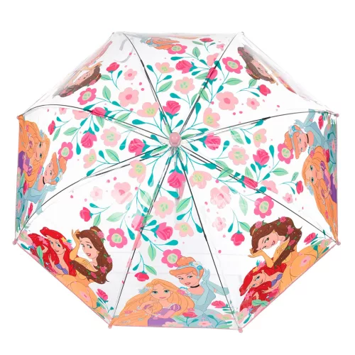 Disney Hercegnők Fairytale gyerek átlátszó esernyő Ø72 cm