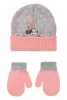 Disney Minnie Dots baba sapka + kesztyű szett 48-50 cm