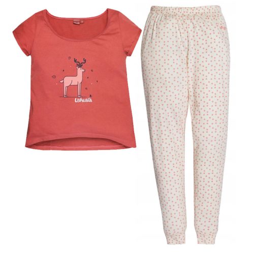 Ushuaia Szarvas Peach női pizsama S-XXL