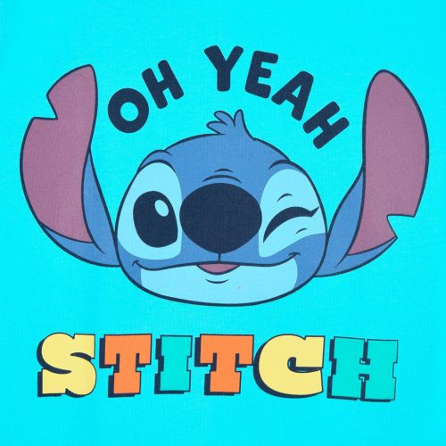 Disney Lilo és Stitch, A csillagkutya Oh Yeah gyerek rövid póló, felső 4 - 10 év / 104 - 140 cm