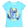 Disney Lilo és Stitch, A csillagkutya Surf gyerek rövid póló, felső 3 - 8 év / 98 - 128 cm