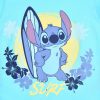Disney Lilo és Stitch, A csillagkutya Surf gyerek rövid póló, felső 3 - 8 év / 98 - 128 cm