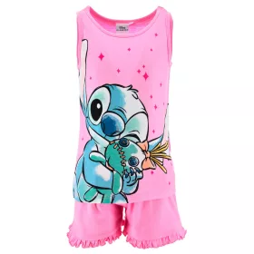   Disney Lilo és Stitch, A csillagkutya Scrump Light gyerek rövid pizsama 3 - 8 év / 98 - 128 cm Díszdobozban