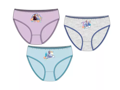 Disney Jégvarázs Rainbow gyerek fehérnemű, bugyi 3 darab/csomag 3 - 8 év / 98 - 128 cm