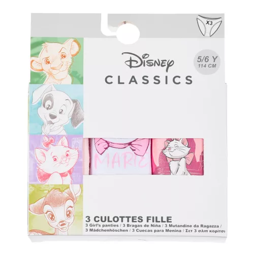 Disney Marie Rosy gyerek fehérnemű, bugyi 3 darab/csomag 3 - 6 év / 98 - 116 cm