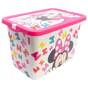 Disney Minnie Edgy Bows műanyag tároló doboz 7 L