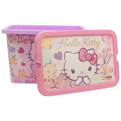 Hello Kitty Pastel műanyag tároló doboz 7 L