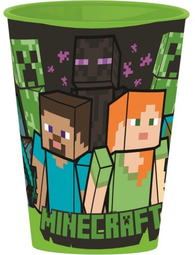 Minecraft műanyag pohár 260 ml