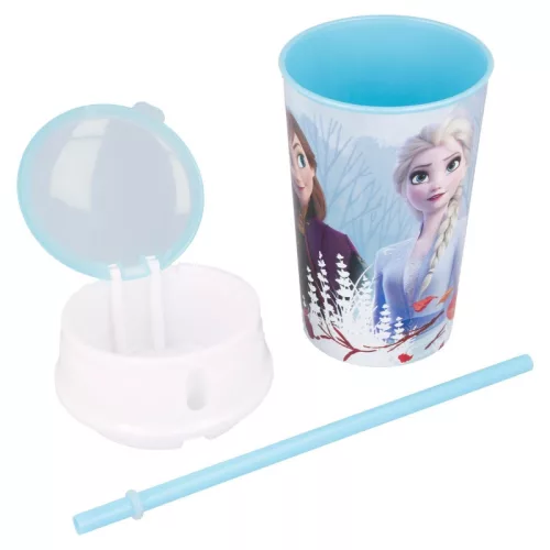 Disney Jégvarázs Blue Forest üdítő- és snack tartó pohár 400 ml
