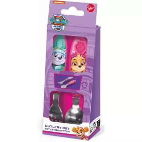   Mancs Őrjárat Girl Superpowers fém ergo evőeszköz készlet - 2 darabos