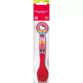   Hello Kitty and Friends műanyag evőeszköz készlet - 2 darabos