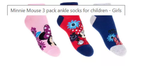 Disney Minnie Flowers gyerek titokzokni 23-34