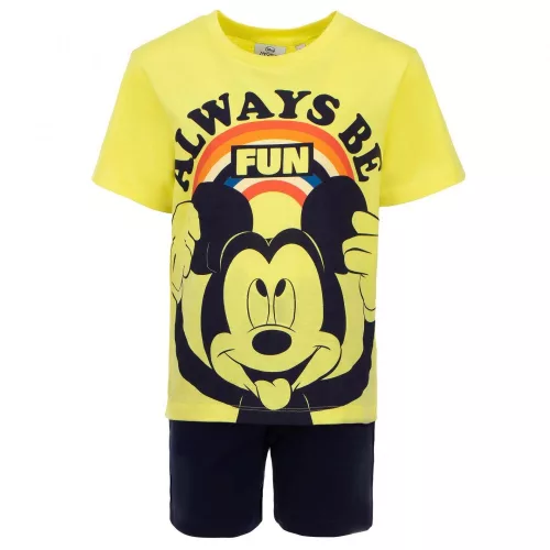 Disney Mickey Be Fun gyerek rövid pizsama 3 - 8 év / 98 - 128 cm